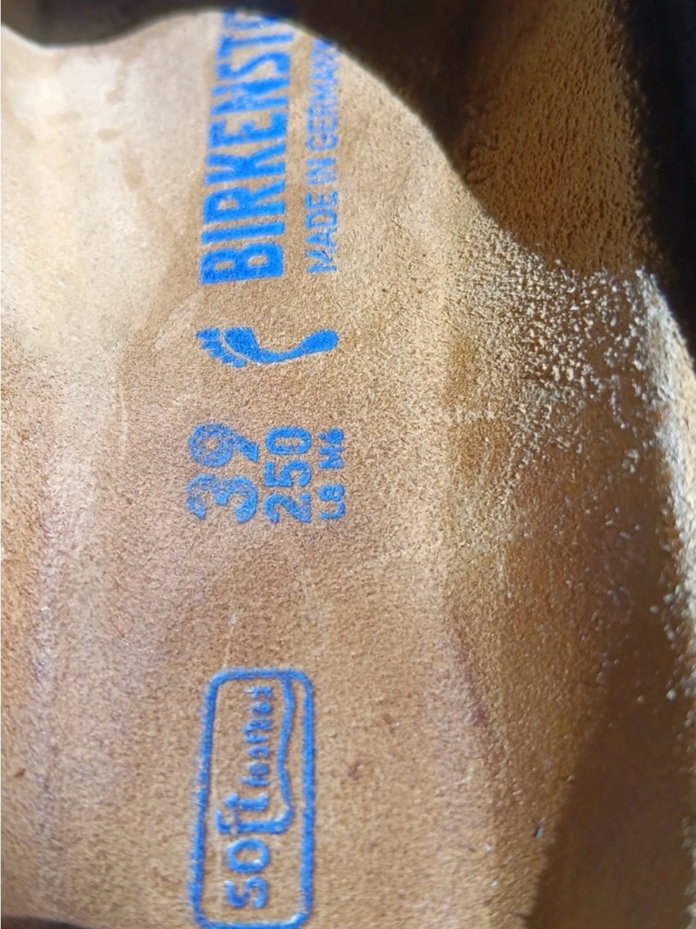 Birkenstock Black Suede Two-Strap Slide Sandals. Arizona Size 39/8 - Picture 4 of 7